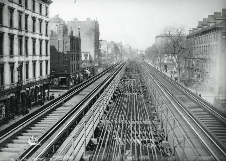 Vintage Photographs > Boston Elevated Railway, 1910. Overview of Rows ...