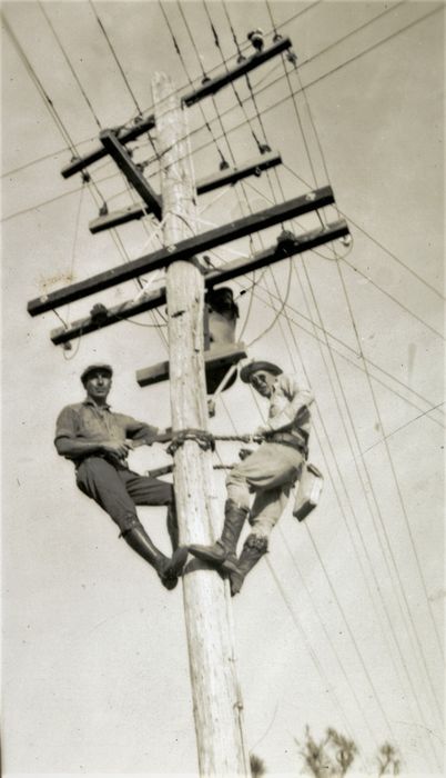 Vintage Photographs Haines County FL C 1940 Electric Utility 