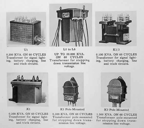 Vintage Photographs > Transformers from 1952 GRS Catalog
