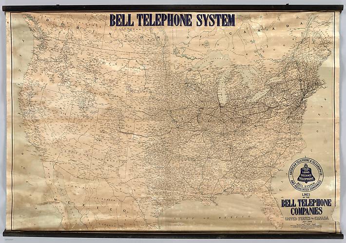 Vintage Photographs > Bell Telephone Map